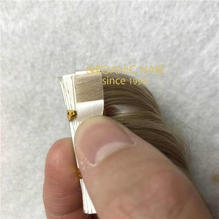 Hair extensions to order-- Skin weft hair extensions C10